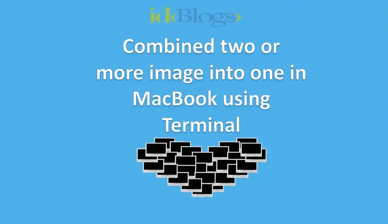 Combined two or more images into one in MacBook using Terminal.