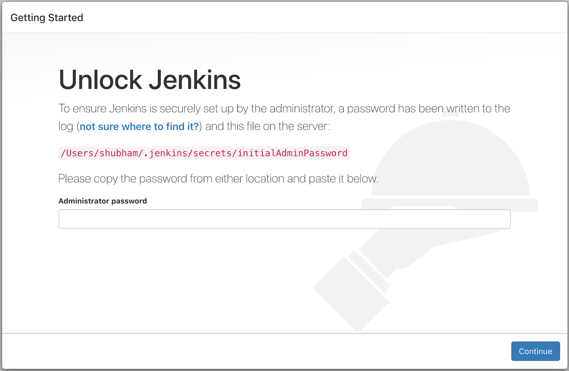 idkblogs.com: Get the password to start the jenkins